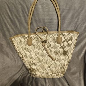 Neiman Marcus Straw Beach Tote